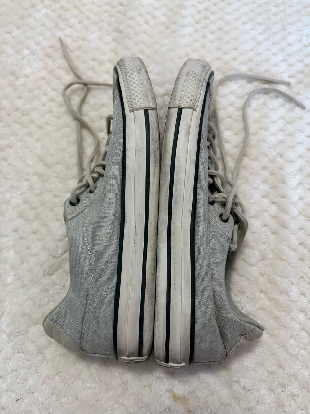 Converse X John Varvatos Gray Low-Top Sneakers Men’s Size 7 Women’s 9